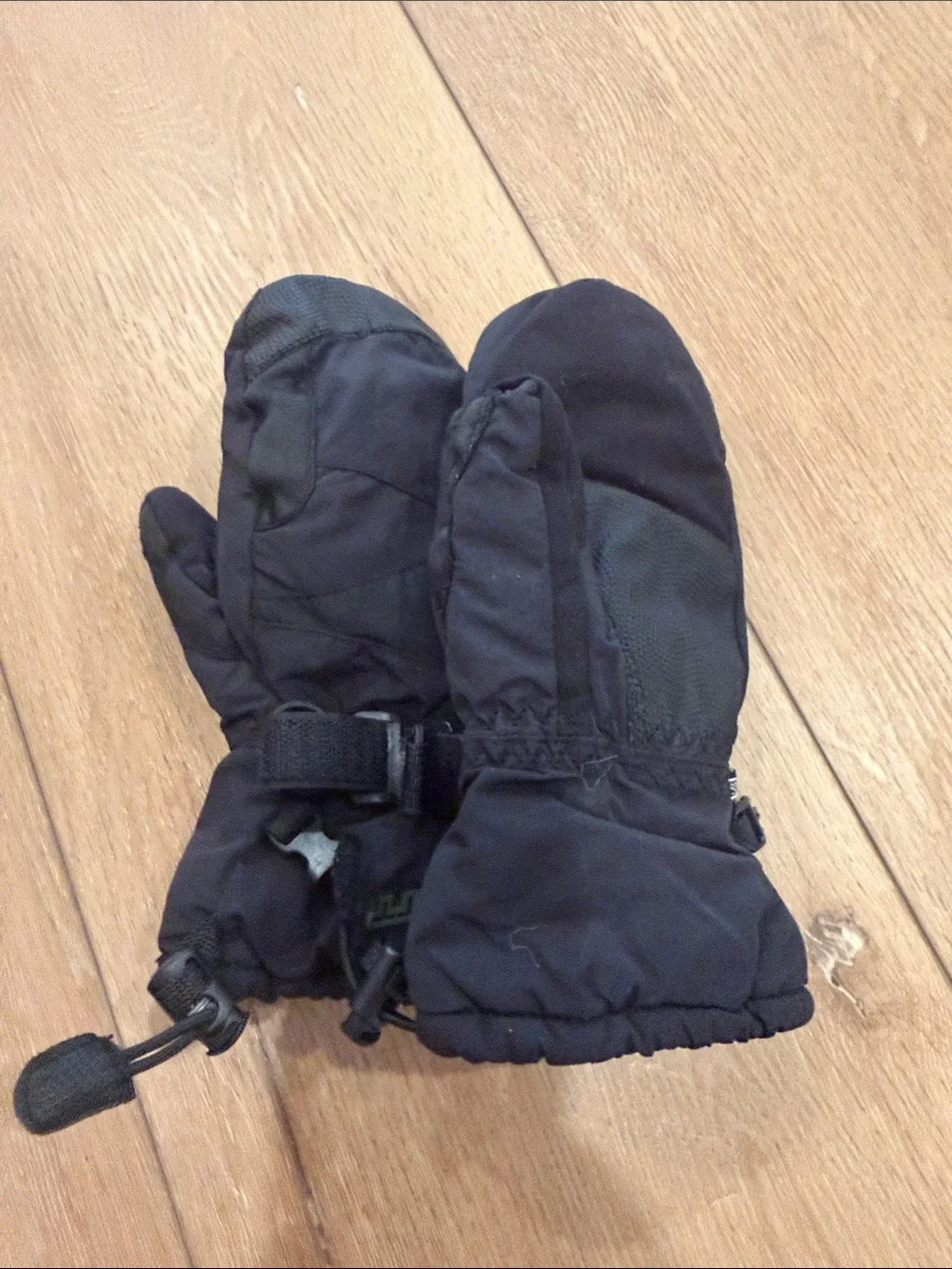 Scott Kids Black Winter Mittens